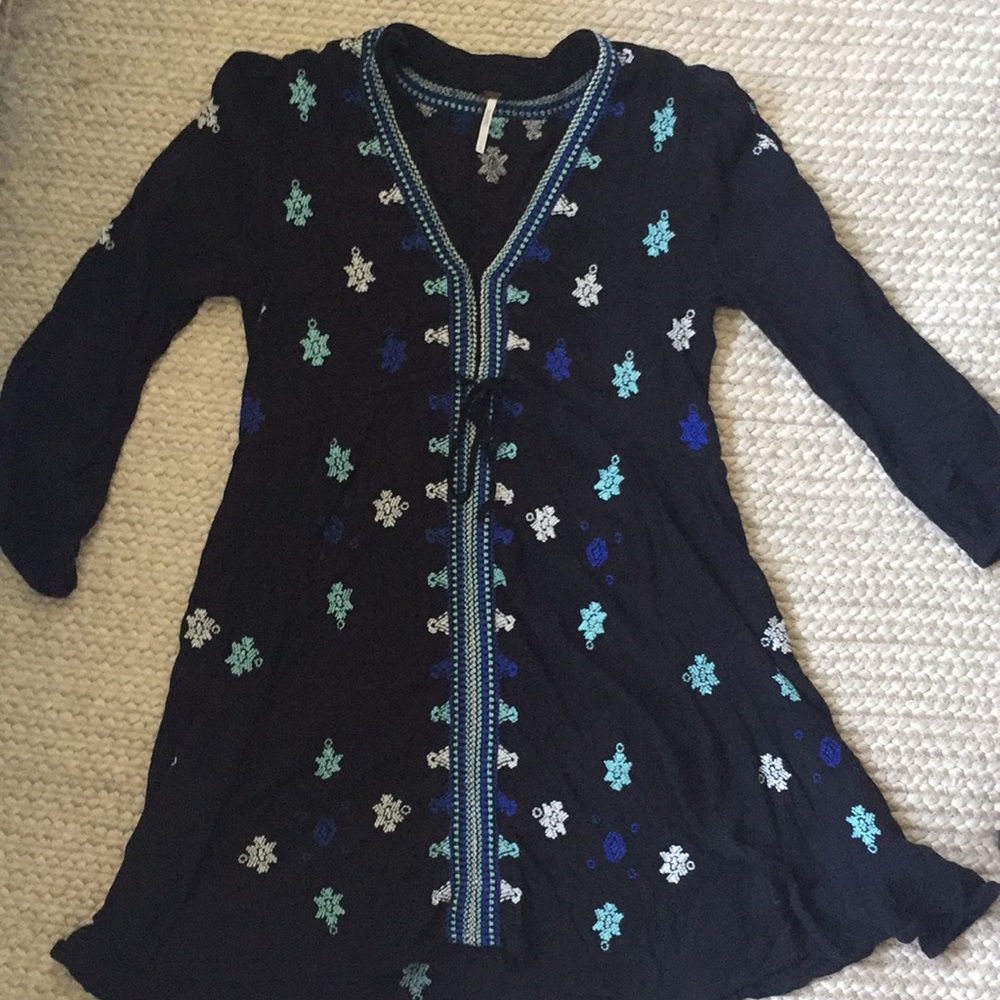 Free People Embroidered Dress - Picture 5 of 7